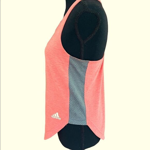 Adidas Racerback orange/gray tee - Picture 2 of 5
